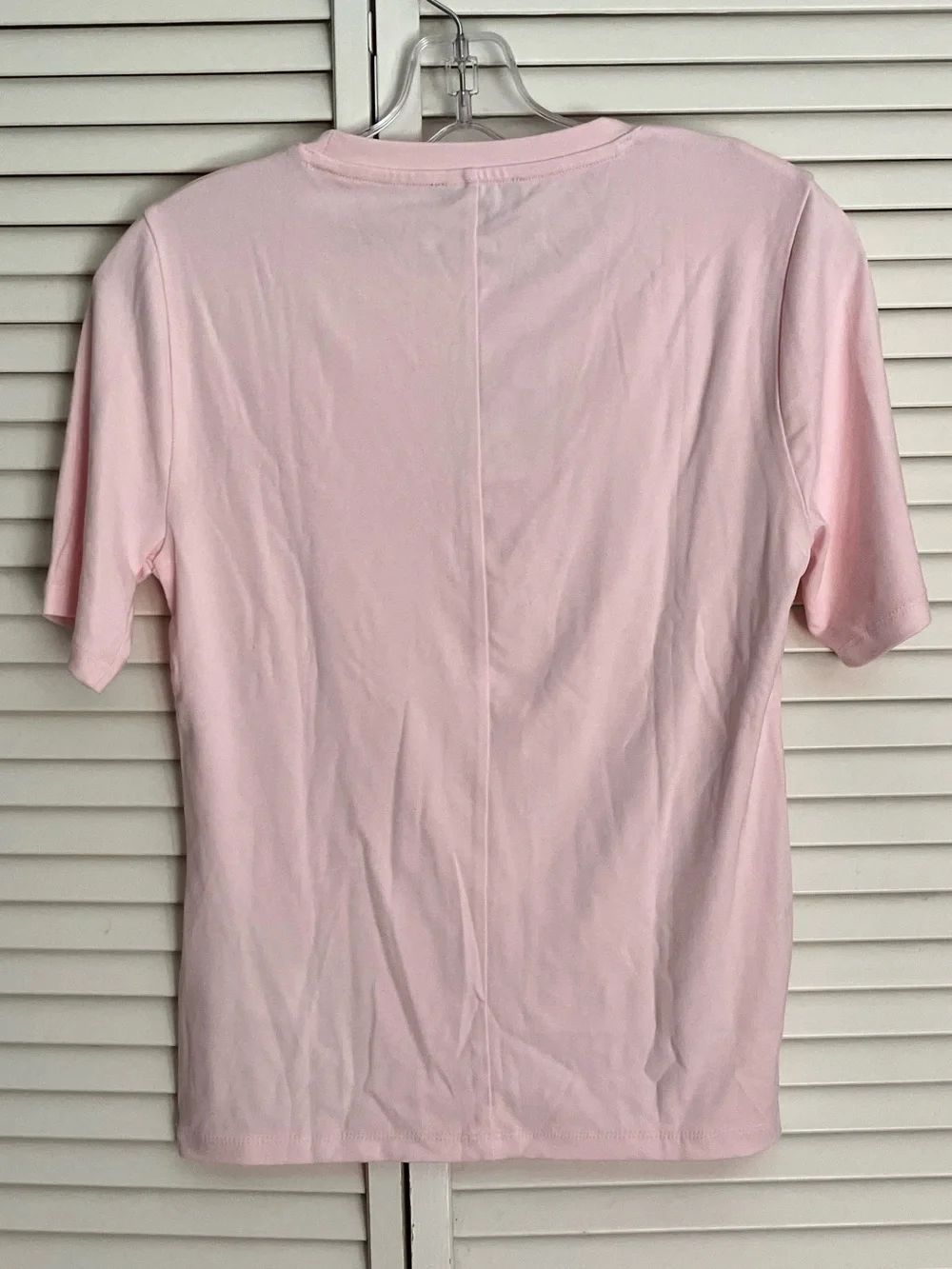 NWT J CREW Refined Rib Crewneck Short Sleeve T-Shirt in White Rose Solid Size M